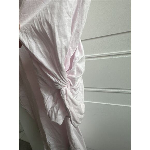 A.L.C. Katie Pale Pink Puff Sleeve Shirt Sixe X-Small Designer Casual Chic Relax - Picture 7 of 10